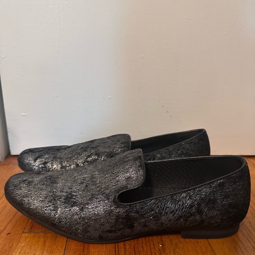 Giorgio Brutini Black Loafers Sleek Minimalist Design